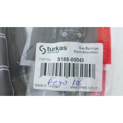 TURKAS S188-00043  Bagaj Amortisörü Sağ Ve Sol Peugeot 106 91> 300 Newtn Oem 873191