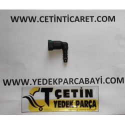 YAKIT HORTUMU JAK SOKETİ 9MM HORTUM - 8MM SOKET DİŞİ DİRSEK JAK ORİNGLİ PA12 GF30 236-11