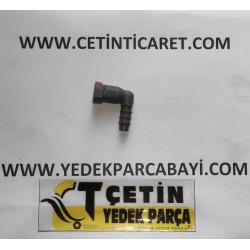 YAKIT HORTUM JAK SOKETİ 10MM HORTUM - 8MM SOKET DİŞİ DİRSEK JAK  PA12 GF30 141