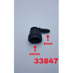 Yakıt Hortumu Jack ı Soketi 8mm Hortum 10mm Soket dişi 90° Derece Dirsek Yakıt Soketi Nw6