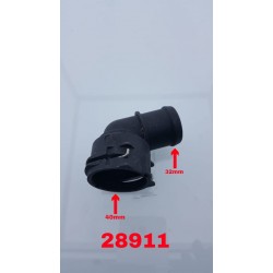 Radyatör Hortum Ucu Soketi 28911 TRTE1 32mm Hortum 40mm Soket dişi 45 ° Derece Dirsek Soket Radyatör Soketi Volkswagen Audi OEM: 5Q0122291aa pa66gf30