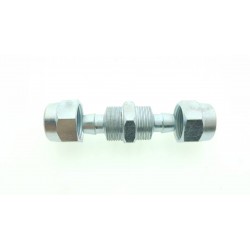 pnömatik Poliamit 10mm x 10mm Sıkıştırmalı Hortum Eki Nipeli Metal 