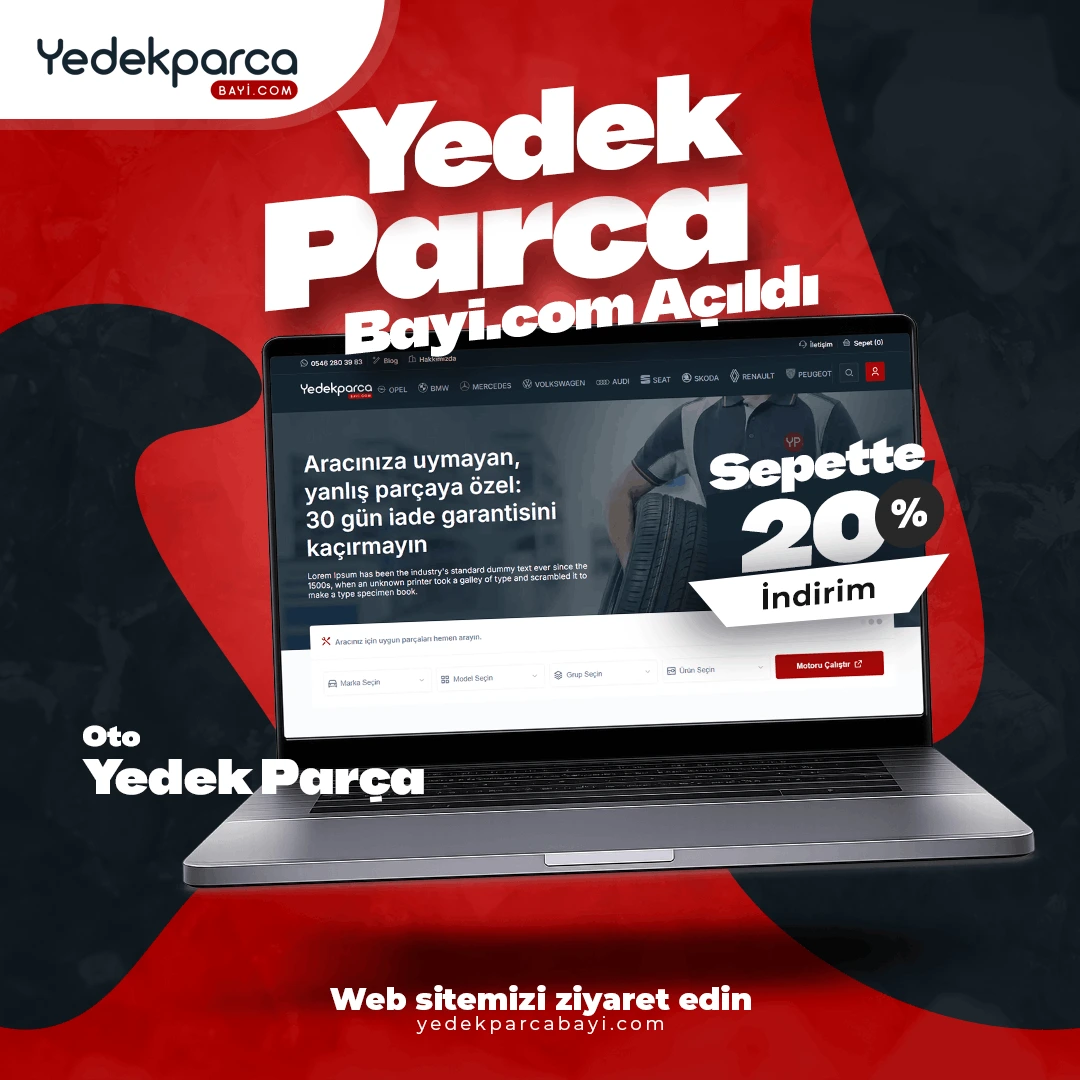 Yedek parça kampanya görseli