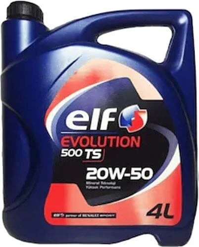 Elf Evolution 500 TS 20W-50 Motor Yağı 4 Lt - Renault R9, R11, R12, R19, R21 Uyumlu