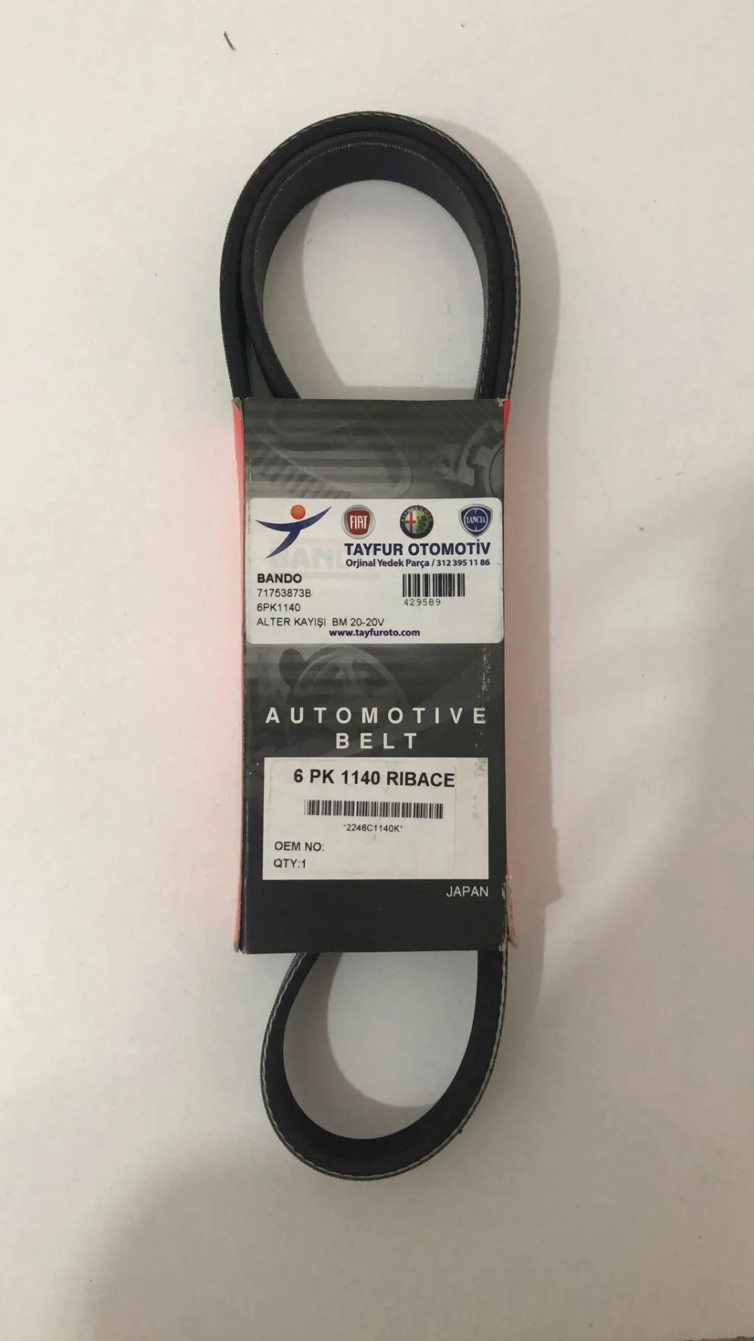 Fiat Brava Bravo Marea 2.0 20v Alternatör Kayışı BANDO