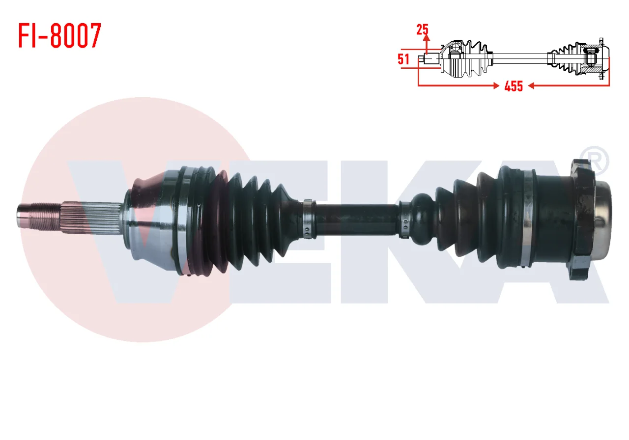 Fiat Palio Albea 1.3 JTD Sol Ön Aks 2002-2005 - VEKA Marka Yedek Parça