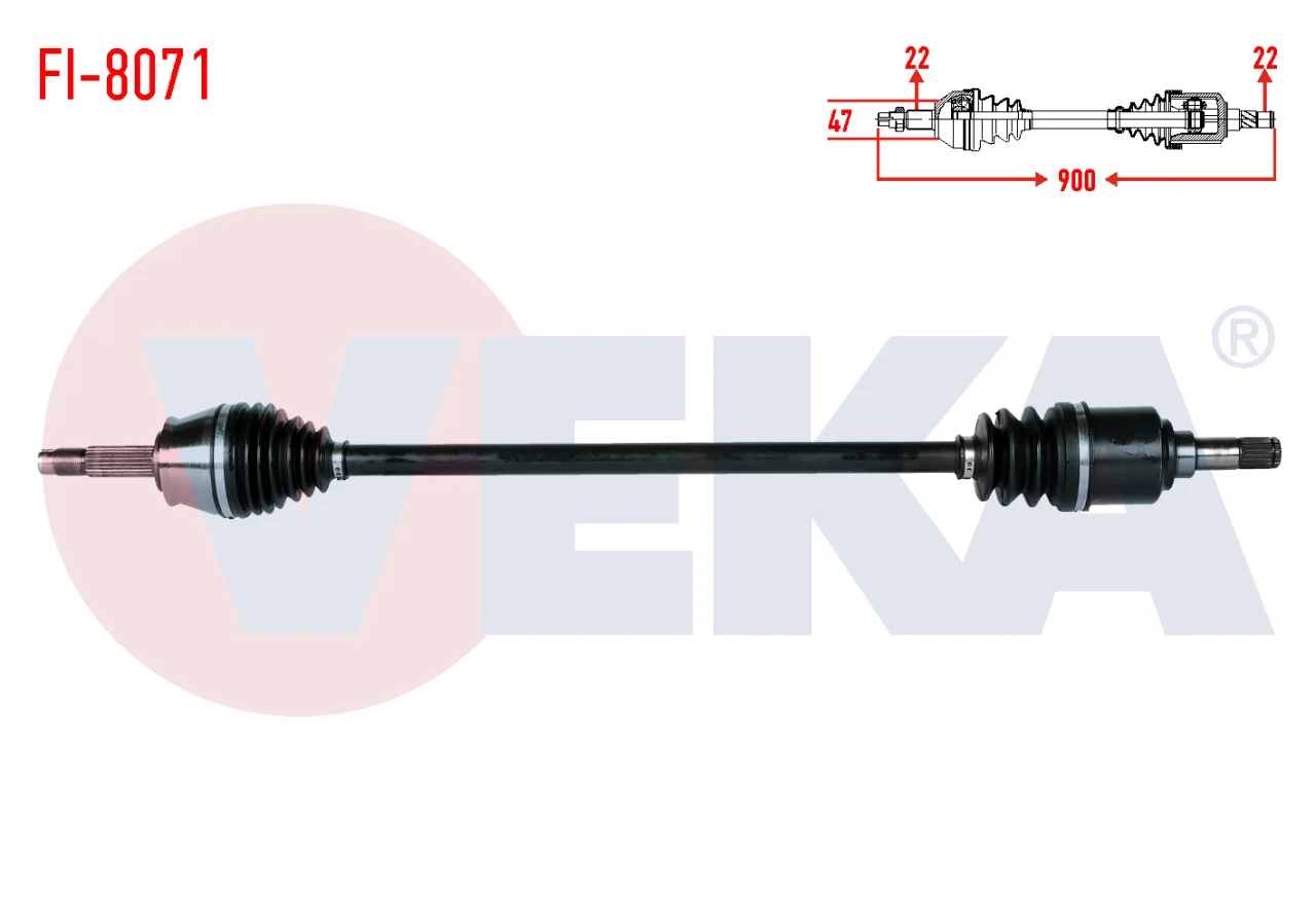 Fiat Palio Albea Sağ Ön Aks Komple 1.6 16V - VEKA Marka Yedek Parça
