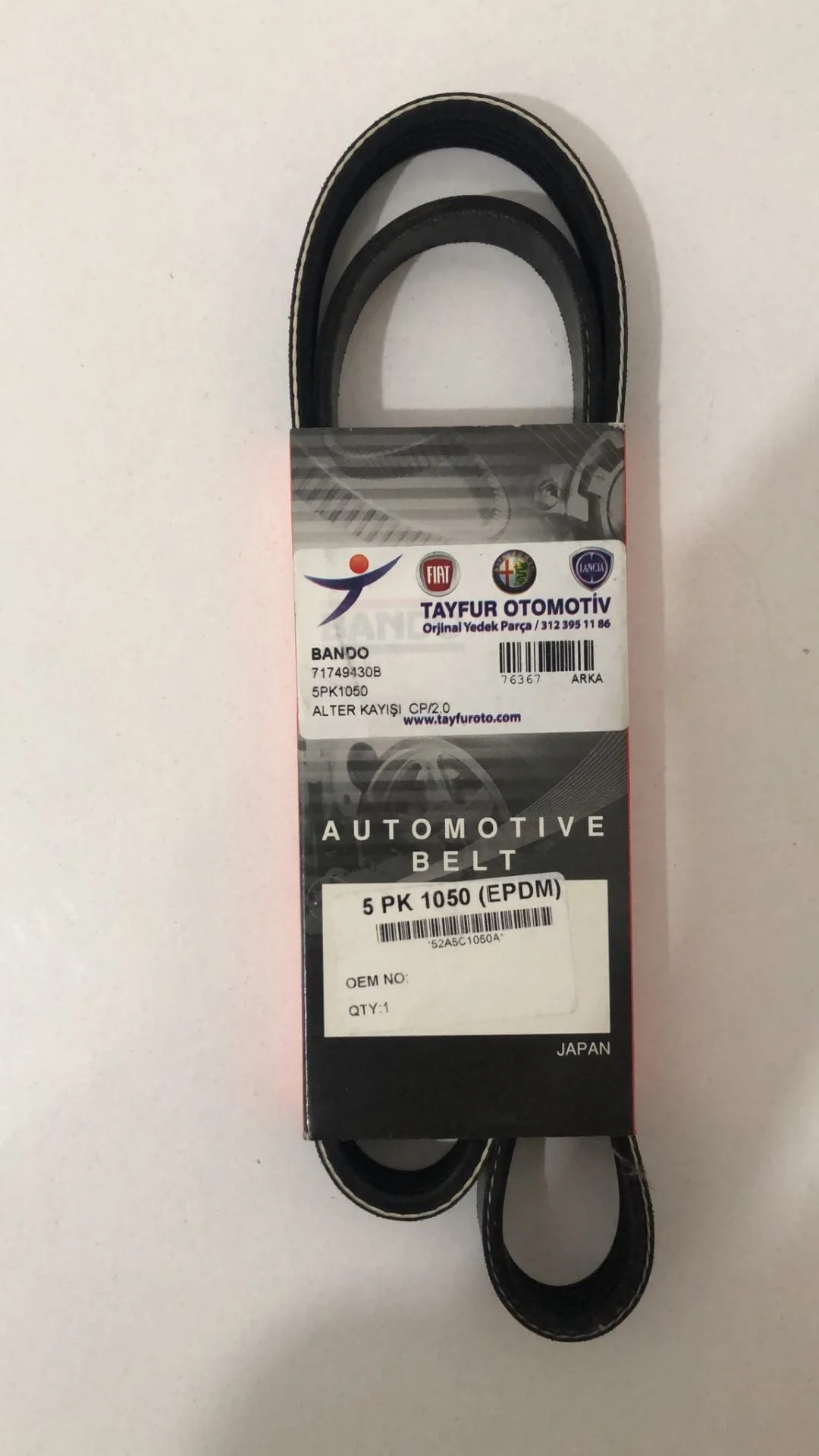 Fiat Tempra Tipo 2.0 Klimalı Alternatör Kayışı BANDO