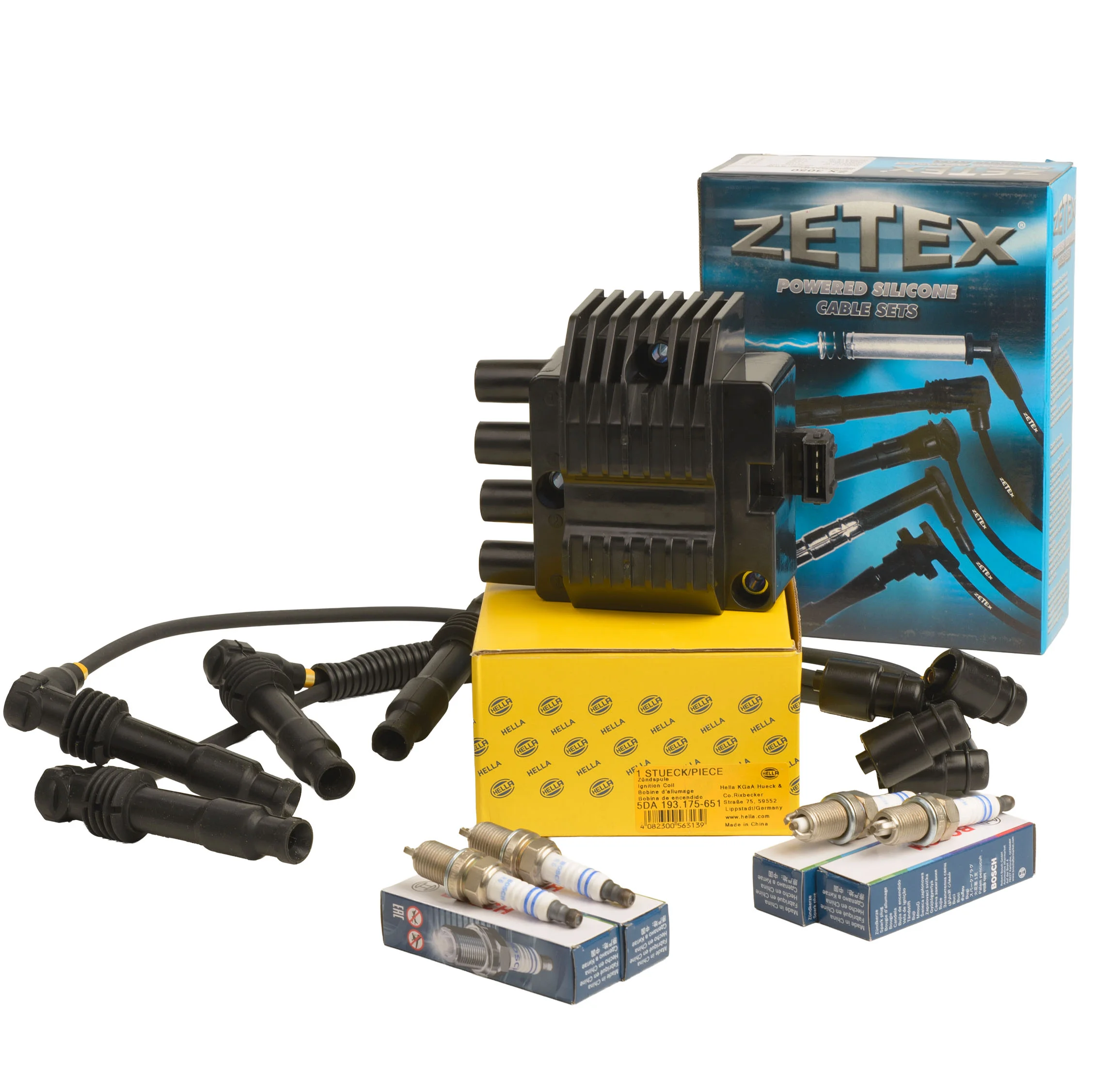 Opel Corsa B, Vectra B, Astra F Ateşleme Bobin Buji Kablo Seti X14XE X16XEL
