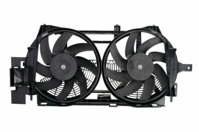 Renault Laguna 1 Çiftli Fan Davlumbazı Komple (Motor + Pervane + Şase) 1994-2002 (7701045838, 7701471356)