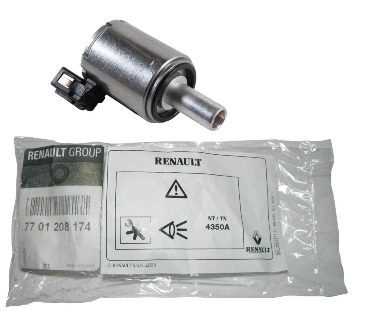 Renault Megane 2, Clio 2, Scenic 2 Otomatik Şanzıman Selenoid Elektrovanası (7701208174) - Renault Mais