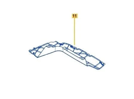 Renault Megane 4-IV Arka Dingil Muhafazası (2016-2024) 748A04666R - Orijinal Renault Mais