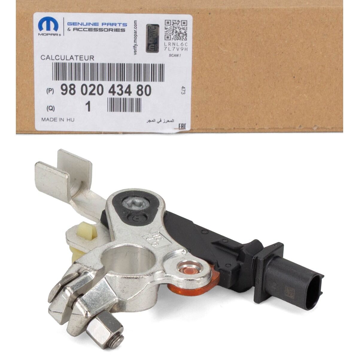 Citroen C4 B7 Orijinal Akü Üstü Kontrol Beyni / Eksi Kutup Sensörü (9802043480)